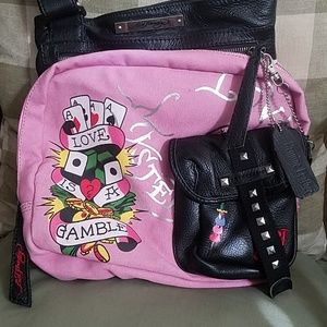 Ed Hardy Shoulder bag - adjustable strap, like new